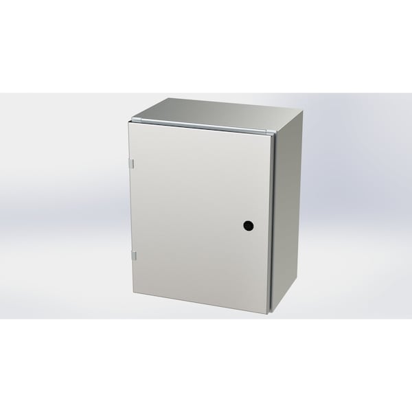 1/4 Turn Latch Electrical Enclosures, 20 in H, 10 in D, 16 in W, NEMA 3R, 4, 4X, 12, 13